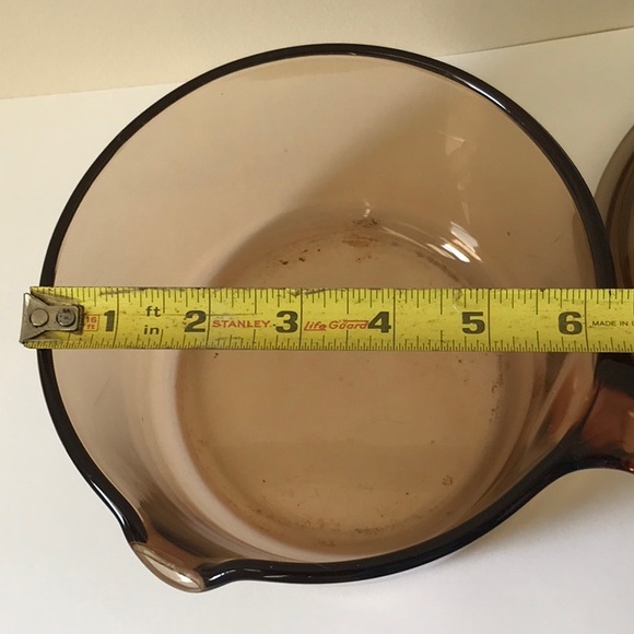 Vision Corning 1L Pot with Lip and Lid - Picture 3 of 4